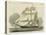 Antique Clipper Ship II-null-Stretched Canvas