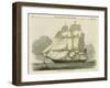 Antique Clipper Ship II-null-Framed Art Print