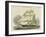 Antique Clipper Ship II-null-Framed Art Print