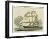 Antique Clipper Ship II-null-Framed Art Print