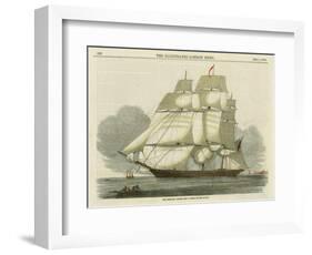 Antique Clipper Ship II-null-Framed Art Print