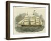 Antique Clipper Ship IV-null-Framed Art Print