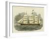 Antique Clipper Ship IV-null-Framed Art Print