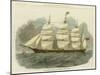 Antique Clipper Ship IV-null-Mounted Art Print