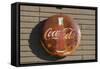 Antique Coca Cola sign, Mansfield, Indiana, USA-Anna Miller-Framed Stretched Canvas