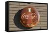 Antique Coca Cola sign, Mansfield, Indiana, USA-Anna Miller-Framed Stretched Canvas