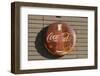 Antique Coca Cola sign, Mansfield, Indiana, USA-Anna Miller-Framed Photographic Print