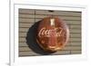 Antique Coca Cola sign, Mansfield, Indiana, USA-Anna Miller-Framed Photographic Print