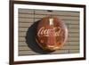 Antique Coca Cola sign, Mansfield, Indiana, USA-Anna Miller-Framed Photographic Print