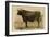 Antique Cow V-Julian Bien-Framed Art Print