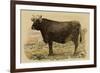 Antique Cow V-Julian Bien-Framed Art Print