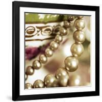 Antique Cup with Pearls-Tom Quartermaine-Framed Giclee Print