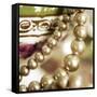 Antique Cup with Pearls-Tom Quartermaine-Framed Stretched Canvas