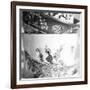 Antique Cups BW-Tom Quartermaine-Framed Giclee Print