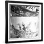 Antique Cups BW-Tom Quartermaine-Framed Giclee Print