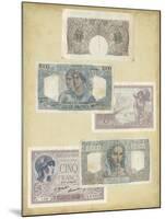 Antique Currency II-Vision Studio-Mounted Art Print