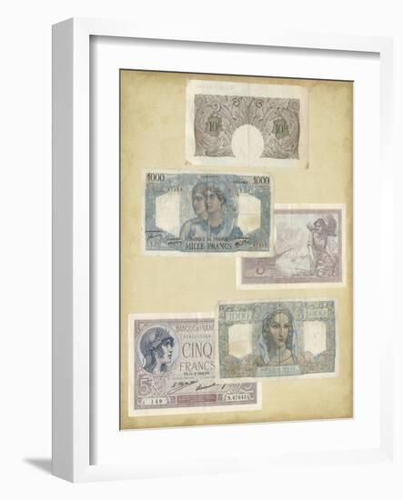 Antique Currency II-Vision Studio-Framed Art Print