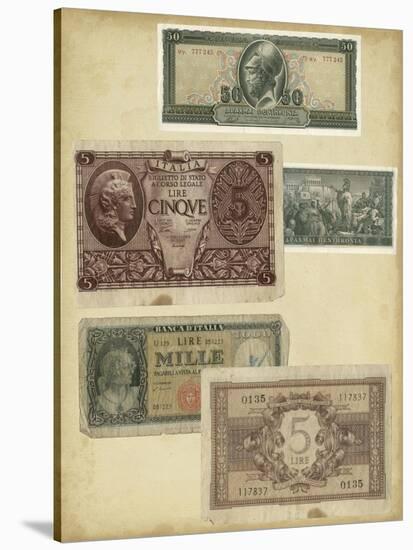 Antique Currency IV-Vision Studio-Stretched Canvas