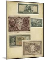 Antique Currency IV-Vision Studio-Mounted Art Print