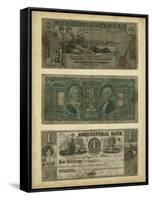 Antique Currency V-Vision Studio-Framed Stretched Canvas