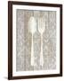 Antique Cutlery 1-Kimberly Allen-Framed Art Print