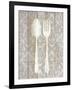 Antique Cutlery 1-Kimberly Allen-Framed Art Print