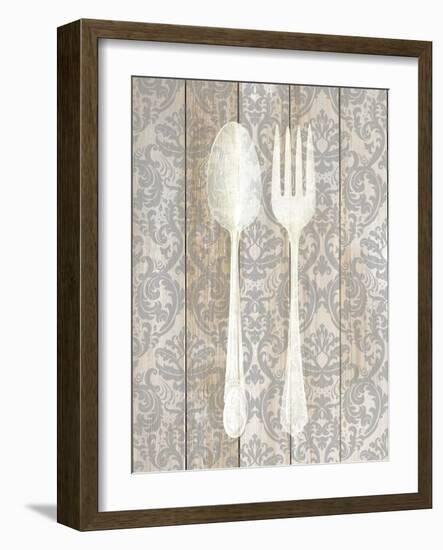 Antique Cutlery 1-Kimberly Allen-Framed Art Print