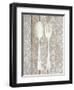 Antique Cutlery 1-Kimberly Allen-Framed Art Print