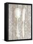 Antique Cutlery 2-Kimberly Allen-Framed Stretched Canvas