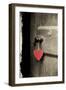 Antique Door with Red Heart-Tom Quartermaine-Framed Giclee Print