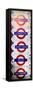 Antique Enamelled Signs - Subway Station Signs - Wall Signs - Notting Hill - London - Door Poster-Philippe Hugonnard-Framed Stretched Canvas