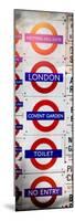 Antique Enamelled Signs - Subway Station Signs - Wall Signs - Notting Hill - London - Door Poster-Philippe Hugonnard-Mounted Photographic Print