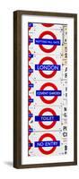 Antique Enamelled Signs - Subway Station Signs - Wall Signs - Notting Hill - London - Door Poster-Philippe Hugonnard-Framed Photographic Print