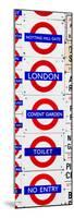 Antique Enamelled Signs - Subway Station Signs - Wall Signs - Notting Hill - London - Door Poster-Philippe Hugonnard-Mounted Photographic Print