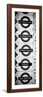 Antique Enamelled Signs - Subway Station Signs - Wall Signs - Notting Hill - London - Door Poster-Philippe Hugonnard-Framed Photographic Print