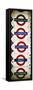 Antique Enamelled Signs - Subway Station Signs - Wall Signs - Notting Hill - London - Door Poster-Philippe Hugonnard-Framed Stretched Canvas