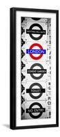 Antique Enamelled Signs - Subway Station Signs - Wall Signs - Notting Hill - London - Door Poster-Philippe Hugonnard-Framed Photographic Print