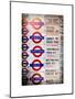 Antique Enamelled Signs - Subway Station Signs - Wall Signs - Notting Hill - London - UK - England-Philippe Hugonnard-Mounted Art Print