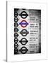 Antique Enamelled Signs - Subway Station Signs - Wall Signs - Notting Hill - London - UK - England-Philippe Hugonnard-Stretched Canvas