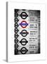 Antique Enamelled Signs - Subway Station Signs - Wall Signs - Notting Hill - London - UK - England-Philippe Hugonnard-Stretched Canvas