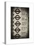 Antique Enamelled Signs - Subway Station Signs - Wall Signs - Notting Hill - London - UK - England-Philippe Hugonnard-Stretched Canvas