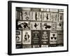 Antique Enamelled Signs - W11 Railroad Wall Plaque Signs - Wall Signs - Notting Hill - London - UK-Philippe Hugonnard-Framed Photographic Print