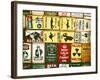 Antique Enamelled Signs - W11 Railroad Wall Plaque Signs - Wall Signs - Notting Hill - London - UK-Philippe Hugonnard-Framed Photographic Print