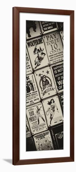 Antique Enamelled Signs - Wall Signs - Notting Hill - London - UK - England - Door Poster-Philippe Hugonnard-Framed Photographic Print