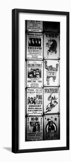 Antique Enamelled Signs - Wall Signs - Notting Hill - London - UK - England - Door Poster-Philippe Hugonnard-Framed Photographic Print