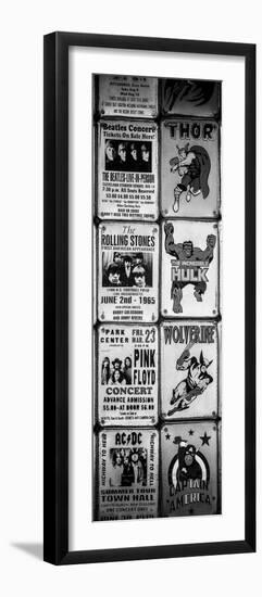 Antique Enamelled Signs - Wall Signs - Notting Hill - London - UK - England - Door Poster-Philippe Hugonnard-Framed Photographic Print