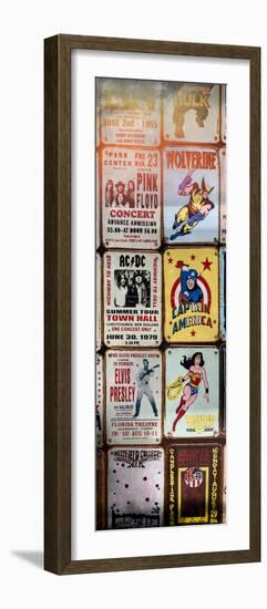 Antique Enamelled Signs - Wall Signs - Notting Hill - London - UK - England - Door Poster-Philippe Hugonnard-Framed Photographic Print