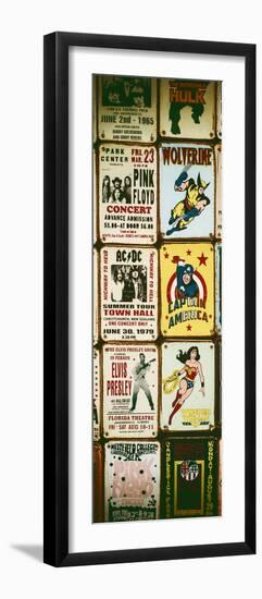 Antique Enamelled Signs - Wall Signs - Notting Hill - London - UK - England - Door Poster-Philippe Hugonnard-Framed Photographic Print