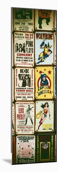 Antique Enamelled Signs - Wall Signs - Notting Hill - London - UK - England - Door Poster-Philippe Hugonnard-Mounted Photographic Print