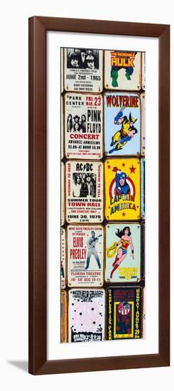 Antique Enamelled Signs - Wall Signs - Notting Hill - London - UK - England - Door Poster-Philippe Hugonnard-Framed Photographic Print